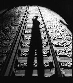 Auto-portrait on Railway Track